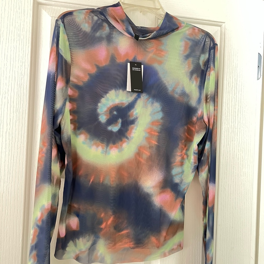 Multicolor Tie-Dye Women's Top